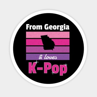 From Georgia and loves K-Pop Magnet